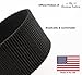 Thomas Bates Hiker Belt Nylon Blend Outdoor Web Adjustable Buckle (Black)