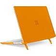 mCover Case Compatible ONLY for 2020-2024 12.4" Microsoft Surface Laptop Go 3/2 / 1 with Touch Screen (NOT Compatible with Any Other Surface Models) - Orange