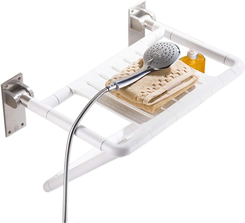Shower Chair, Bathtub Seat Folding Shower Chair | Wall Mounted Bathroom