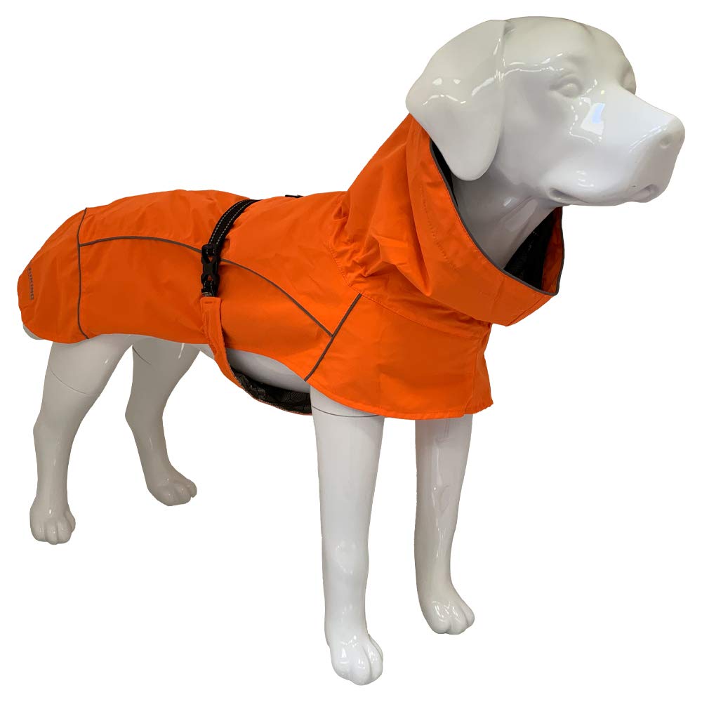 Croci Hiking Coat, Waterproof for Dogs, Makalu, Thermoregulating Lining, Orange, Size 35 cm - 194 g
