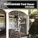Dreampark Halloween Giant Spider Decorations, Scary Halloween Decorations Fake Large Hairy Spider Props for Outdoor Window Wall and Yard Decor (4.9FT)