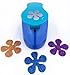 TECH-P® Creative Life 2- Inch Multi-Pattern Hand Press Album Cards Paper Craft Punch,Card Scrapbooking Engraving Kid Cut DIY Handmade Hole Puncher,Paper Craft Punch. (Flower 5)
