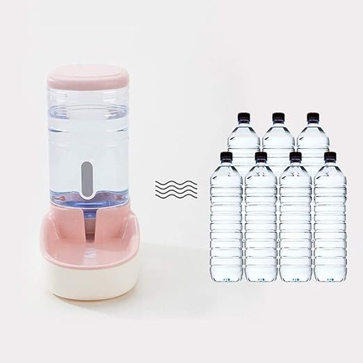 Nuanxin Fontaine A Boire Automatique For Animaux De Compagnie Chien Chat Bouteille D Eau En Plastique Grande Capacite Bassin D Eau Potable Fontaine D Eau Potable Abs Rose 3 8l V30 Amazon Fr Animalerie