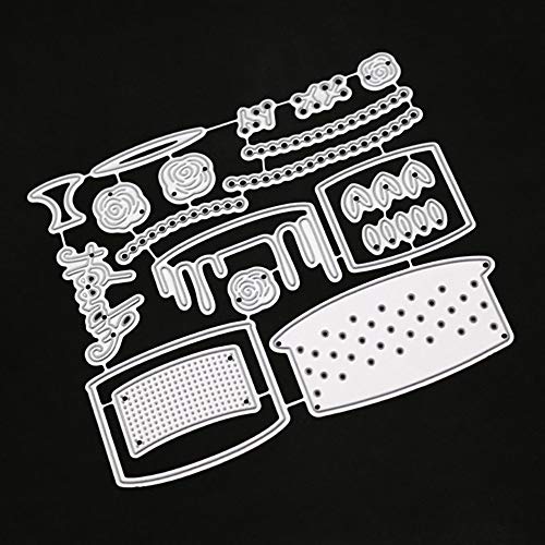 Birthday Cake Metal DIY Cutting Dies Stencil for Scrapbooking Album Stamp Paper Card Making Embossing Crafts Decoration - Thumbnail 4