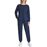 Pintage Women's Petite Lounge Sets Short Length Joggers