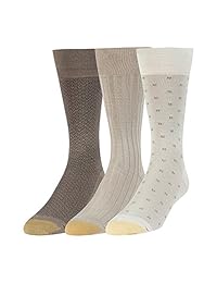 Gold Toe - Calcetines para hombre, 3 pares