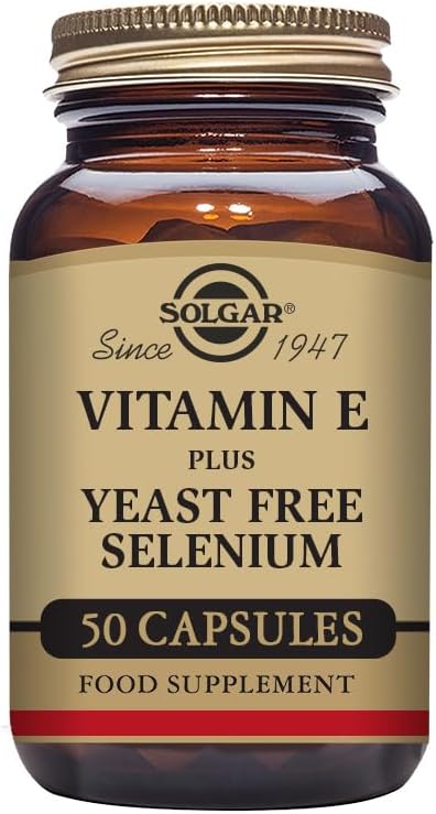 Solgar Vitamin E with Selenium Yeast Free 50 Veg Caps