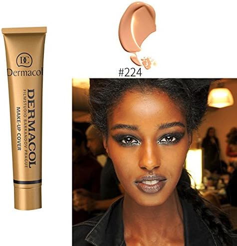 Authentic100%Dermacol Base Make up Cover 30g Primer Concealer Base Professional Face Dermacol Makeup Foundation Contour Palette (#224)