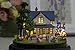 DIY Mini Glassball Wooden Dollhouse Miniature Kit with LED Idea Gift Travel world Series--Romantic Manor