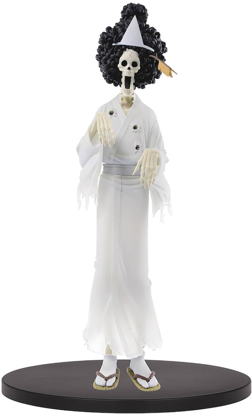 Banpresto One Piece DXF Grandline Men PVC Wanokuni Brook Statue 19cm BP16523