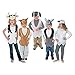 Fun Express Nativity Costume Animal Slip-On Vest and Hat Sets