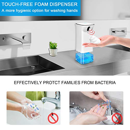 ibowee 350ml/12oz Touchless Hand Sanitizer Dispenser,Automatic Soap Dispenser, Wall-Mounted 2 Adjustable Liquid Soap for… - Image 6