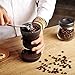 Hero Manual Coffee Grinder-Conical Ceramic Burr Mill,Adjustable Hand Precision Brewing, Black