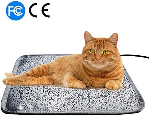 Pet Heating Pad,Fixti Dogs Cats Waterproof Warming Electric Heating Pad Cushion Bed Mat 17" x 17"