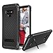 BENTOBEN Case for Samsung Galaxy Note 9, Kickstand Protective Carbon Fiber Texture Phone Cases, 2 in 1 Hybrid Dual Layer Heavy Duty Hard PC Cover Soft TPU Bumper Shockproof Phone Case Cover -Black