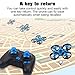 Lumiparty Mini Drone, Quadcopter Drone with Headless Mode, One-Key Return, 3D Flips & Roll, 2.4G 4 Channel 6 Axis Gyro, Remote Control RC Drone for Kids (Blue)