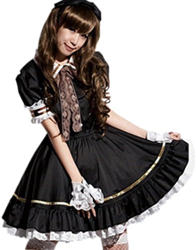 costume fancy dress clothes Lolita Cospaly Maid Dress Princess Dress Sexy Maid Uniform Lolita CuteCosplay / costume / fancy dress clothes Lolita (Large)
