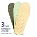 XINIFOOT 3 Pairs Comfortable Breathable Insoles - Comfort Cushioned for Running Walking Hiking, Replacement Comfort Inserts Shoes Pad for Women (US 4-7)
