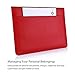 ProCase Surface Pro 7/Pro 6/Pro 2017/ Pro 4 3/ Pro LTE Sleeve Case, 12 Inch Laptop Bag Tablet Protective Cover for Microsoft Surface Pro 2017/Pro 7 6 4 3, Compatible with Type Cover Keyboard -Red