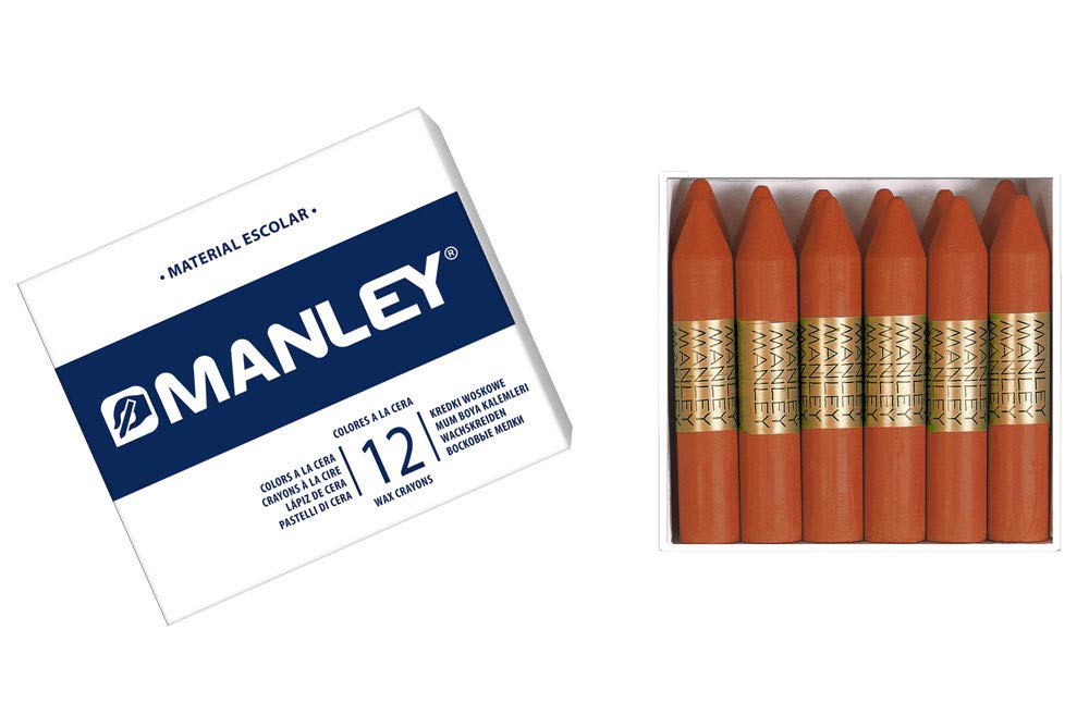 Manley 8414326047151 – Wax Crayons, 12 Units.