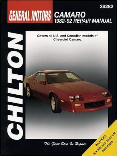 GM Camaro, 1982-92 (Chilton Total Car Care Series Manuals) GM Camaro, 1982-92 (Chilton Total Car Care Series Manuals)