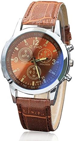 Men Sport Watch Viasa Belt Quartz Hour Wrist Clock Trendy Luxury Watches (Free Size, Multicolor E)