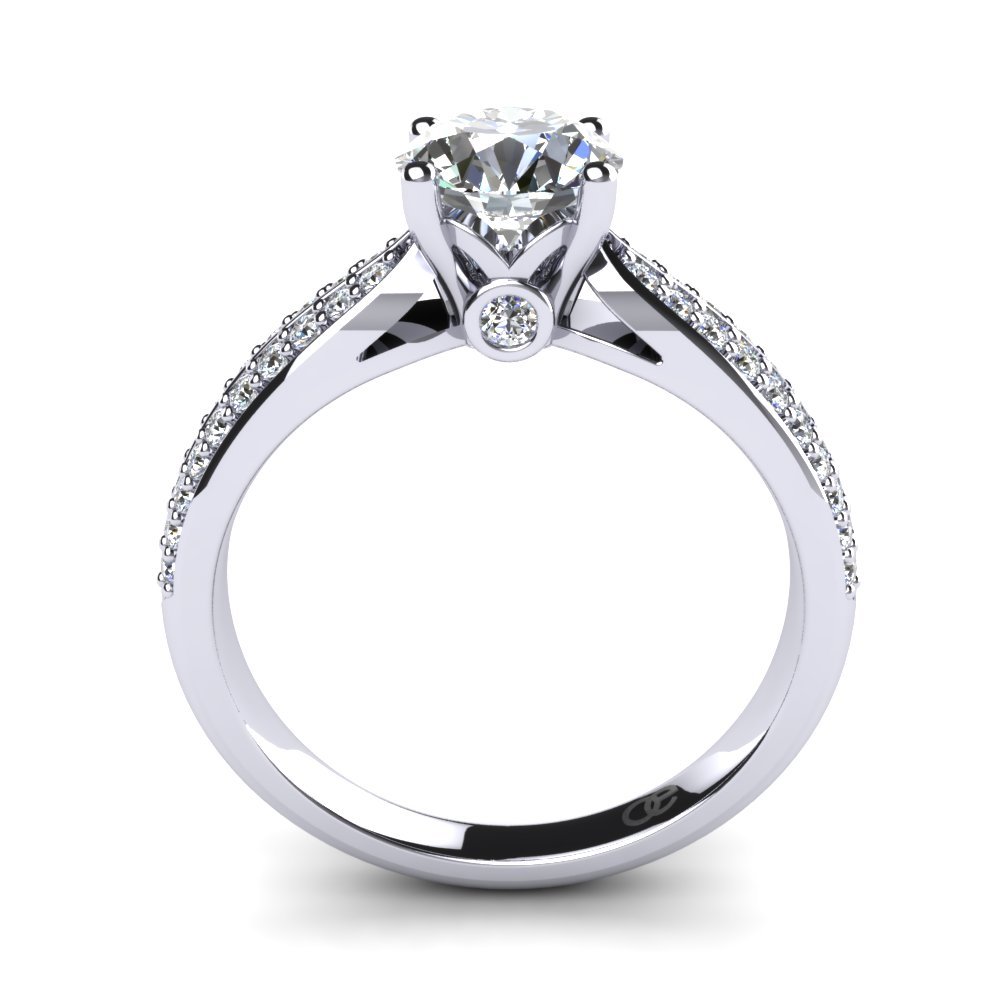 Moncoeur Engagement Ring Promise Impressive Combination Of High