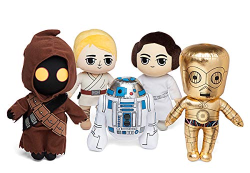 Toyko Star Wars 40th Anniversary Plush Collectors Set of 5 Leia R2D2 Luke Jawa C3PO