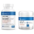 SciatiEase Sciatic Nerve Support Supplement Sciati Ease and SciatiFlex Bundle with Alpha Palm and Maximum Strength Sciatic Cream with Hemp and Arnica Extract