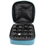 Soothing Terra 16 Bottle Essential Oil Carrying Case with Foam Insert - Holds 5ml, 10ml, 15ml and Roll Ons