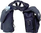 Cashel Quality Deluxe Medium Horse Saddle Pommel Horn Bag, Insulated Padded Pockets, Two Water Bottle Pockets, Camera or Cell Phone Pocket, 600 Denier Material, Size: Medium Color Choice: Black, Brown or Camo