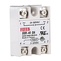 MYSWEETY 3PCS SSR-40DA Solid State Relay Single