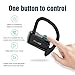 Wireless Headphones,Syllable Runinng Headphones with Mic V 5.0 Sweatproof in Ear HiFi Stereo Earphones Bluetooth Earbuds for Gym Sports Workout 6 Hours Playback Noise Cancelling Headsets