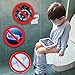 Toilet Seat Covers Disposable Potty Training Seat Covers Waterproof & Non-Slip Individually Wrapped 10 Counts Universal Size for Adults, Kids & Toddler