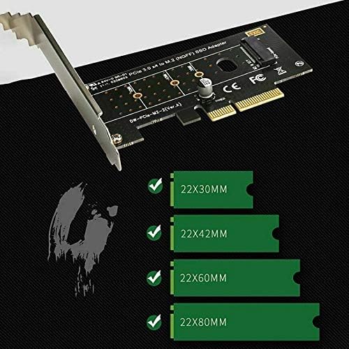 Multibao M-Key M.2 NVME SSD to PCI Express X4 X8 X16 Gen3 Converter Adapter Card, Support M.2 M Key NVME SSD with PCI-E protocol - Image 5