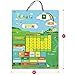 Magnetic Learning Calendar with Weather Station 55 PCS (15” X 12” Wall Mountings Ready)