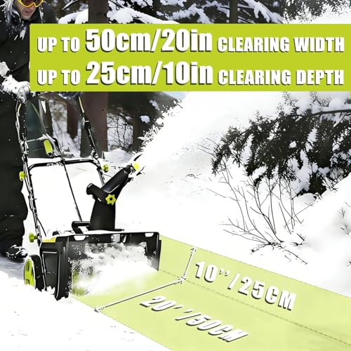 40V Cordless Snow Blower for Easy Snow Removal