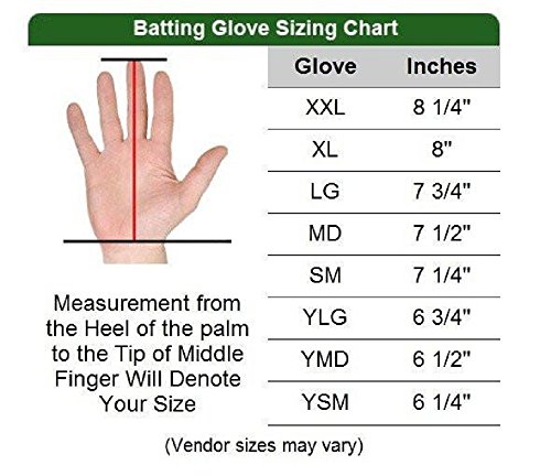 image for Clutch Sports Apparel American Flag Batting Gloves, boys, Large