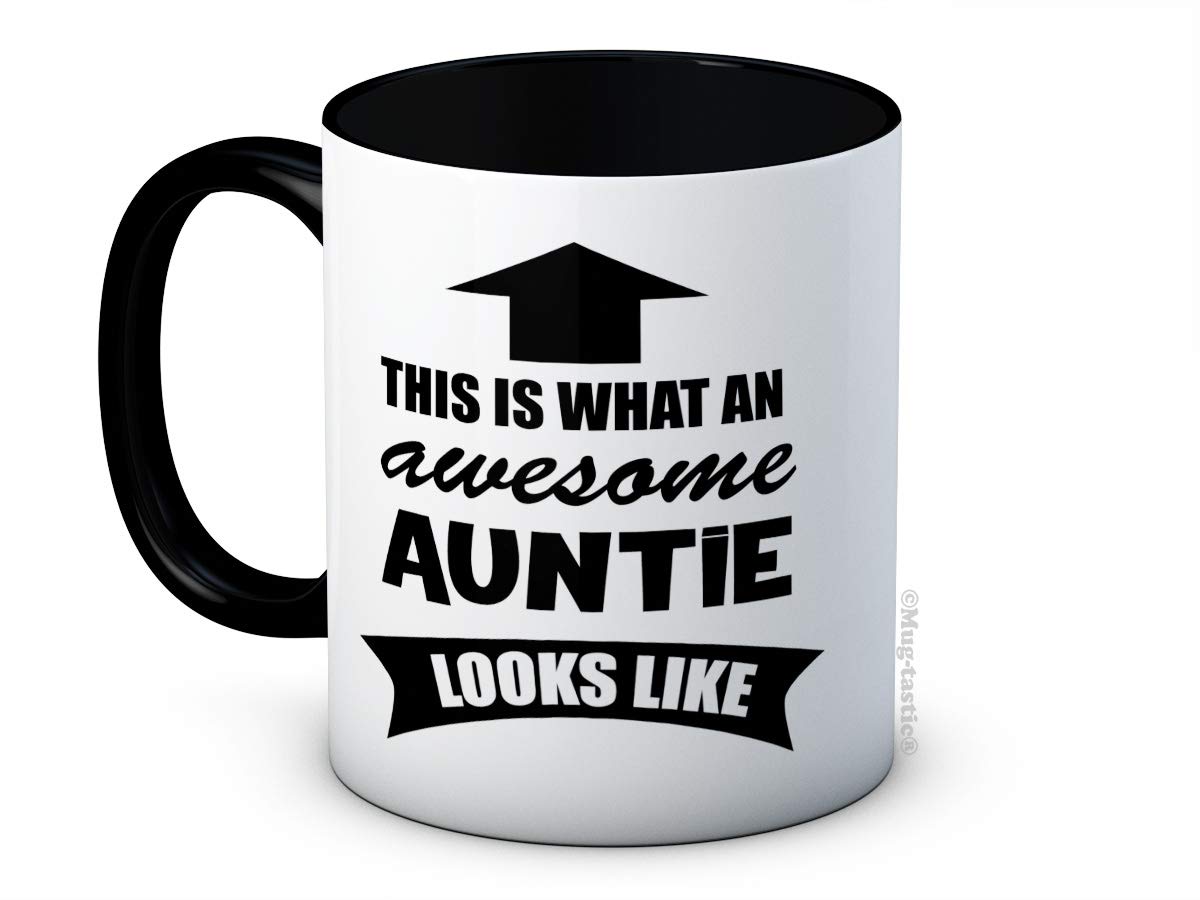 This is What an Awesome Auntie Looks Like - Funny Ceramic Coffee Mug