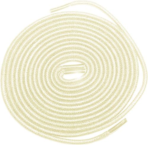 Shoeslulu 20-59" Premium Round Waxed Canvas Shoelaces Bootlaces