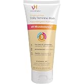 vH essentials Daily Feminine Wash, Fragrance-Free, 6 fl oz | Fragrance-free &amp; hypoallergenic feminine wash with tea tree oil &amp; prebiotics eliminates odor &amp; maintains vaginal pH balance.