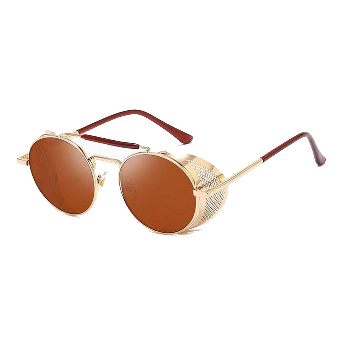 round sunglasses with side shields india