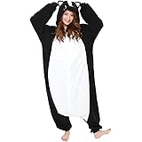 Skunk Kigurumi - Adult Costume, Black & White