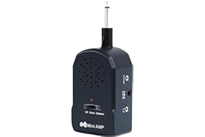 JA 01 Mini Guitar AMP Portable Guitar Amplifier Compact and Portable Guitar Amplifier for Musicians (Black, 13x6cm)
