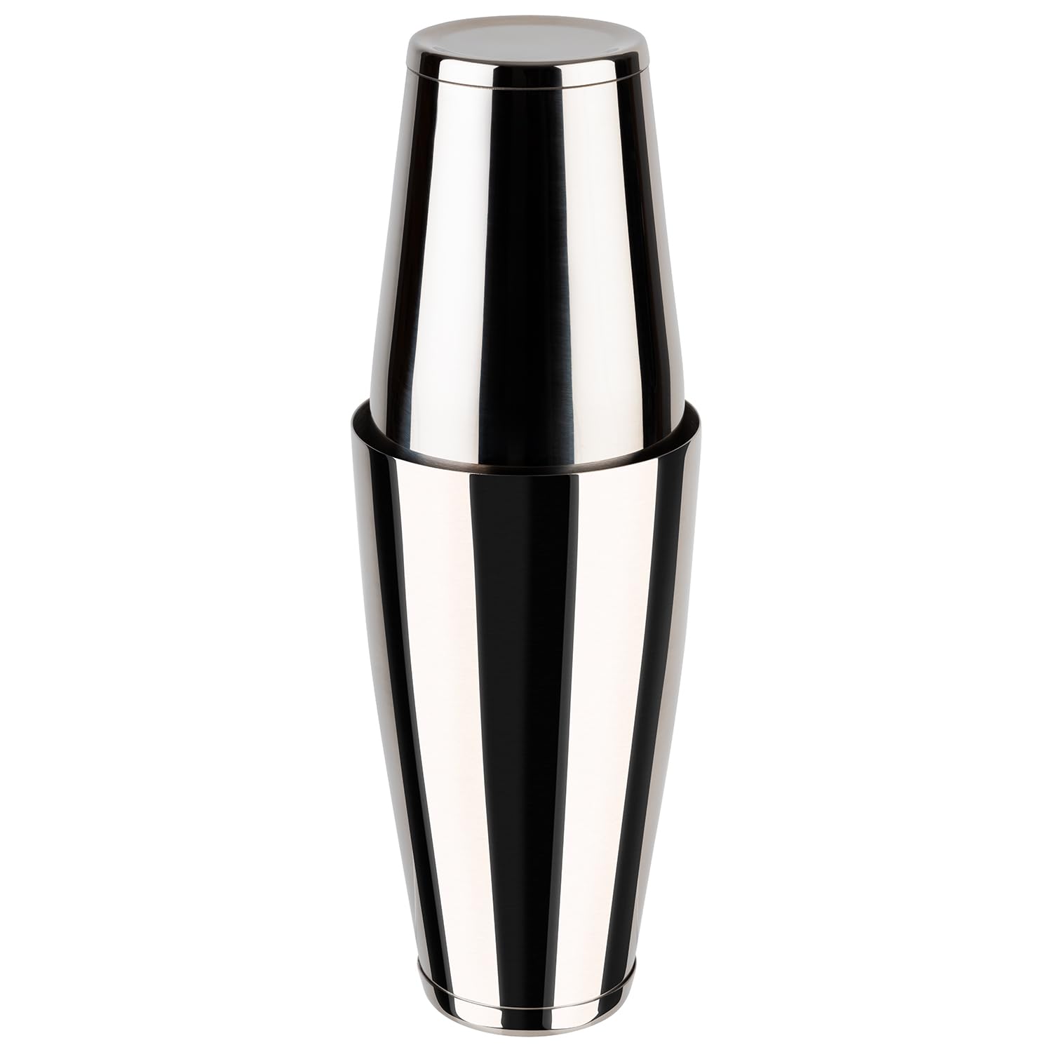 APS Boston Shaker 93203 Tin in Tin Shaker, Set of 2, Stainless Steel Tumbler, Matte, 0.5 + 0.7 L