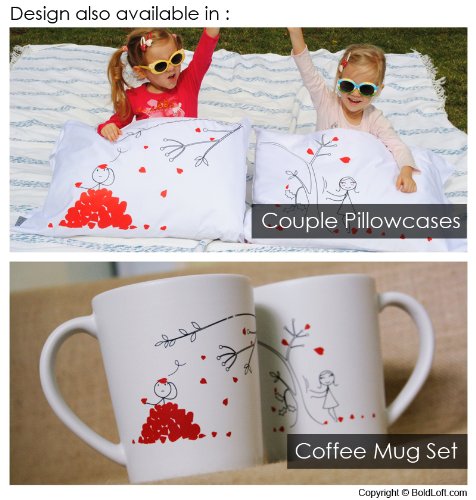 BOLDLOFT Love You Madly Body Pillowcase- Romantic Gifts for Boyfriend, Cute Gifts for Him or Her, Romantic Anniversary Gifts for Husband - Thumbnail 3