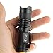 ULTRAFIRE 2 Pack LED Flashlight Tactical Flashlight and Small Mini Flashlights,7w 3 Mode Pocket Torch Adjustable Focus Zoom Light
