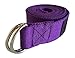 Yoga Bands for Stretching - Purple 10 Foot Yoga Strap - By Clever Yoga