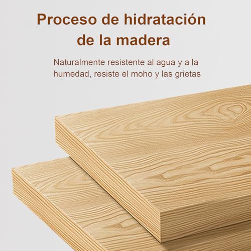 KINTOP Librero Esquinero de Pino Macizo, Estantería Angular para Sala y Recámara - Mueble Organizador para Libros, Plantas y Decoración, Diseño Minimalista(40 * 40 * 130cm)