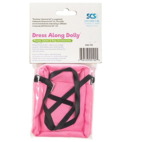 Phone and Computer Tablet Set for American Girl Dolls (Premium Metal Construction, Includes Carry Bag)